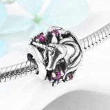 High Quality Family Forever Charms 925 Sterling Silver Beads Clear CZ Fit Original Pandora Bracelet Bangles Jewelry making