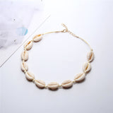 Hot Conch Seashell Necklace Women Jewelry Summer Beach Shell Choker Bohemian Rope Cowrie Beaded Necklaces Handmade Collar Female