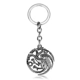 Hot Game Of Thrones Necklaces Song Of Lce And Fire Torque Targaryen Dragon Metal Pendant Women Men Choker Jewelry Accessories