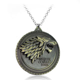 Hot Game Of Thrones Necklaces Song Of Lce And Fire Torque Targaryen Dragon Metal Pendant Women Men Choker Jewelry Accessories