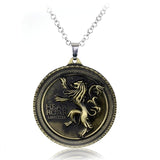 Hot Game Of Thrones Necklaces Song Of Lce And Fire Torque Targaryen Dragon Metal Pendant Women Men Choker Jewelry Accessories
