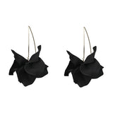 JURAN ZA Multicolored Fashion Resin Flower Long Earrings 2019 New Designs Bohemia Handmade Petal Dangle Earrings For Women Gift