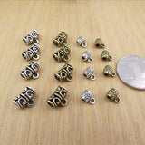 Jewelry finding & components parts Handmade beaded material diy jewelry accessories Tibetan silver bend pendant drop #JZ229