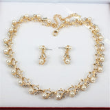 Jiayijiaduo Hot Imitation Pearl Wedding Necklace Earring Sets Bridal Jewelry Sets for Women Elegant Party Gift Fashion Costume