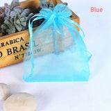 Kejialai 7x9 10x12 10x15 13x18cm 50pcs 17 Colors Jewelry Bag Wedding Gift Organza Jewelry Bag Display Packaging Jewelry Pouches