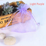 Kejialai 7x9 10x12 10x15 13x18cm 50pcs 17 Colors Jewelry Bag Wedding Gift Organza Jewelry Bag Display Packaging Jewelry Pouches