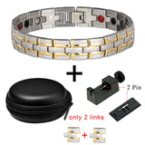 LITTLE FROG Drop Ship Healing Magnetic Bracelet MAn/Woman 316L Stainless Steel Germanium Gold Bracelets Bangles Trendy Jewelry