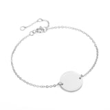 Laramoi Personality Women Bracelet Long Strip Metal Charm Female Bracelet Stainless Steel Gold/Silver Color Jewelry Gifts