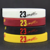 Men's Silicone Basketball Bracelets Lebron James Sport Energy Balance Wristband Power Bangle