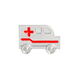 Metal Medical Pin Doctor Badge Test Tube Reflex Hammer Syringe Ambulance Blood pressure meter Neuron Caduceus Intestinal Brooch