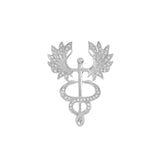 Metal Medical Pin Doctor Badge Test Tube Reflex Hammer Syringe Ambulance Blood pressure meter Neuron Caduceus Intestinal Brooch