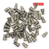 Mixed Size Wholesale 50pcs/lot Trumpet Petunia Flower Bead Caps Conical End Beads Cup Charms Jewelry Findings Components