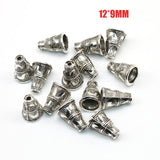 Mixed Size Wholesale 50pcs/lot Trumpet Petunia Flower Bead Caps Conical End Beads Cup Charms Jewelry Findings Components