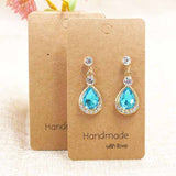 Mulit size DIY handmade  jewelry earring packing card cute stud/drop earring display card 100pcs per lot