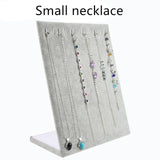 Necklace Pendant Display Stand Women Jewelry Organizer Holder Storage Case Bracelet Display Rack