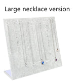 Necklace Pendant Display Stand Women Jewelry Organizer Holder Storage Case Bracelet Display Rack
