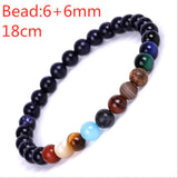 New Fashion Solar System Universe Galaxy Eight Planets Bracelet Star Lava Reiki Natural Stone Beads Energy Adjustable Bracelet