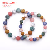 New Fashion Solar System Universe Galaxy Eight Planets Bracelet Star Lava Reiki Natural Stone Beads Energy Adjustable Bracelet