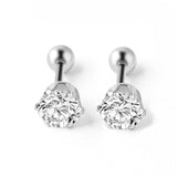 New Tree of Life Stainless Steel Stud Earrings for Men Women Asymmetrical Pierced Earrings Body Jewelry Prevent Allergy Earrings
