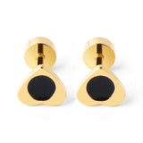 New Tree of Life Stainless Steel Stud Earrings for Men Women Asymmetrical Pierced Earrings Body Jewelry Prevent Allergy Earrings