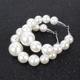 OATHYAN 6 Pairs/set Minimalist Jewelry Fashion Round Circle Hoop Earrings Set For Women Gold Silver Big Earring Gifts Brincos