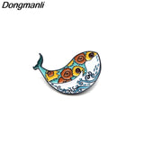 P3797 Dongmanli Fashion Van Gogh Enamel Pin Collection Art Oil Painting Brooches for Women Lapel Pins Badge Collar Jewelry