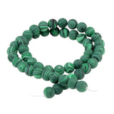 Polish Round Matte Frosted Tiger Eye Turquoises Natural Stone Beads Amazonite Watermelon Loose Beads for Bracelet Jewelry Making