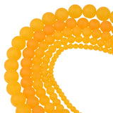 Polish Round Matte Frosted Tiger Eye Turquoises Natural Stone Beads Amazonite Watermelon Loose Beads for Bracelet Jewelry Making