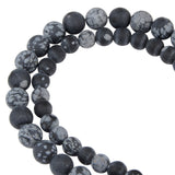 Polish Round Matte Frosted Tiger Eye Turquoises Natural Stone Beads Amazonite Watermelon Loose Beads for Bracelet Jewelry Making