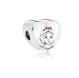 Ranqin Necklace European Fashion New Gift Original Pink Bead Fit Pandora Charm Bracelet Women Pendan Minnie Donald Duck Dog