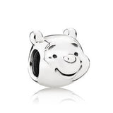 Ranqin Necklace European Fashion New Gift Original Pink Bead Fit Pandora Charm Bracelet Women Pendan Minnie Donald Duck Dog