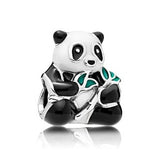 Ranqin Necklace European Fashion New Gift Original Pink Bead Fit Pandora Charm Bracelet Women Pendan Minnie Donald Duck Dog