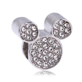 Ranqin Necklace European Fashion New Gift Original Pink Bead Fit Pandora Charm Bracelet Women Pendan Minnie Donald Duck Dog