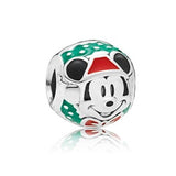 Ranqin Necklace European Fashion New Gift Original Pink Bead Fit Pandora Charm Bracelet Women Pendan Minnie Donald Duck Dog