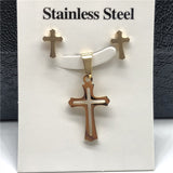 Stainless Steel Jewelry Sets For Women Moon Star Pendant Necklacae Stud Earrings Fashion Jewelry Gift Collares Mujer