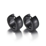 UNB 2017 New Women Men's Stainless Steel Dropping Earrings Black/Silver Color Cross Gothic Punk Rock Style Pendientes Mujer Moda