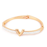 V Letter Design Bangle