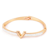 V Letter Design Bangle