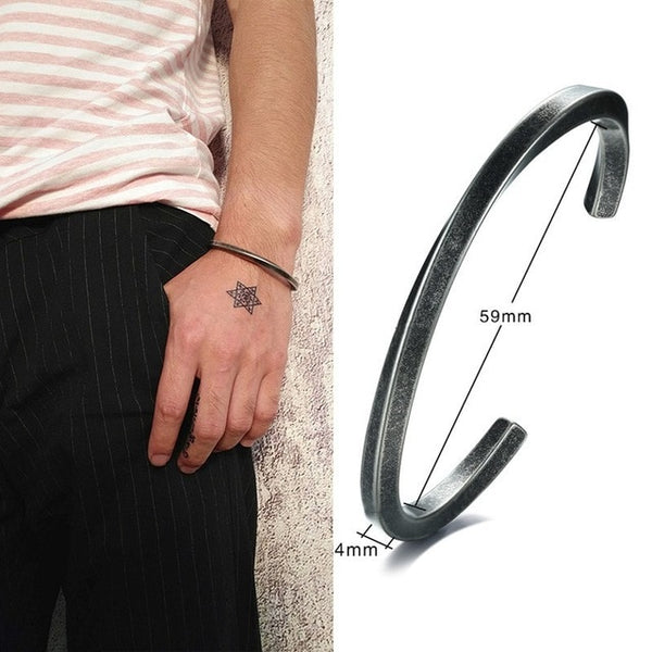 Cuff Bracelet & Bangle for Men Women