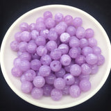 Wholesale  6 8 10 mm Acrylic Clouds Beads Effect Round BEADS Spacer Loose Beads Craft DIY