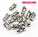 Wholesale Price 100pcs/lot Flower Metal Zinc Alloy Spacer beads For Silver Plated Loose Bead DIY Jewelry Bracelet Making
