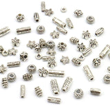 Wholesale Price 100pcs/lot Flower Metal Zinc Alloy Spacer beads For Silver Plated Loose Bead DIY Jewelry Bracelet Making