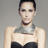 YD&YDBZ New Silver Leather Necklaces Women Choker Necklace Geometric Jewelry Punk Style Fashion Leather Jewellery Bohemia Style