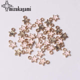 Zinc Alloy Black White Enamel Charms Mini Stars Charms 6mm 50pcs/lot For DIY Jewelry Making Finding Accessories
