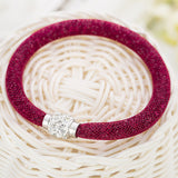 iMucci Magnetic Mesh Bracelet Bio Tube Bracelets Weight Loss Bracelet Slimming Healthy Stimulating Acupoints Bracelet Magnetic