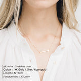 initial pendant custom name letter stainless steel necklace women statement nameplate personalized layered choker necklace