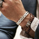 leather fashion Bangles Bracelets