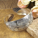 Vintage Retro Silver Bangles