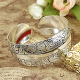 Vintage Retro Silver Bangles