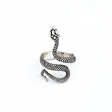 1 Pcs Stereoscopic New Retro Punk Exaggerated Snake Ring Fashion Personality Snake Opening Adjustable Ring Jewelry As GiftR158-6